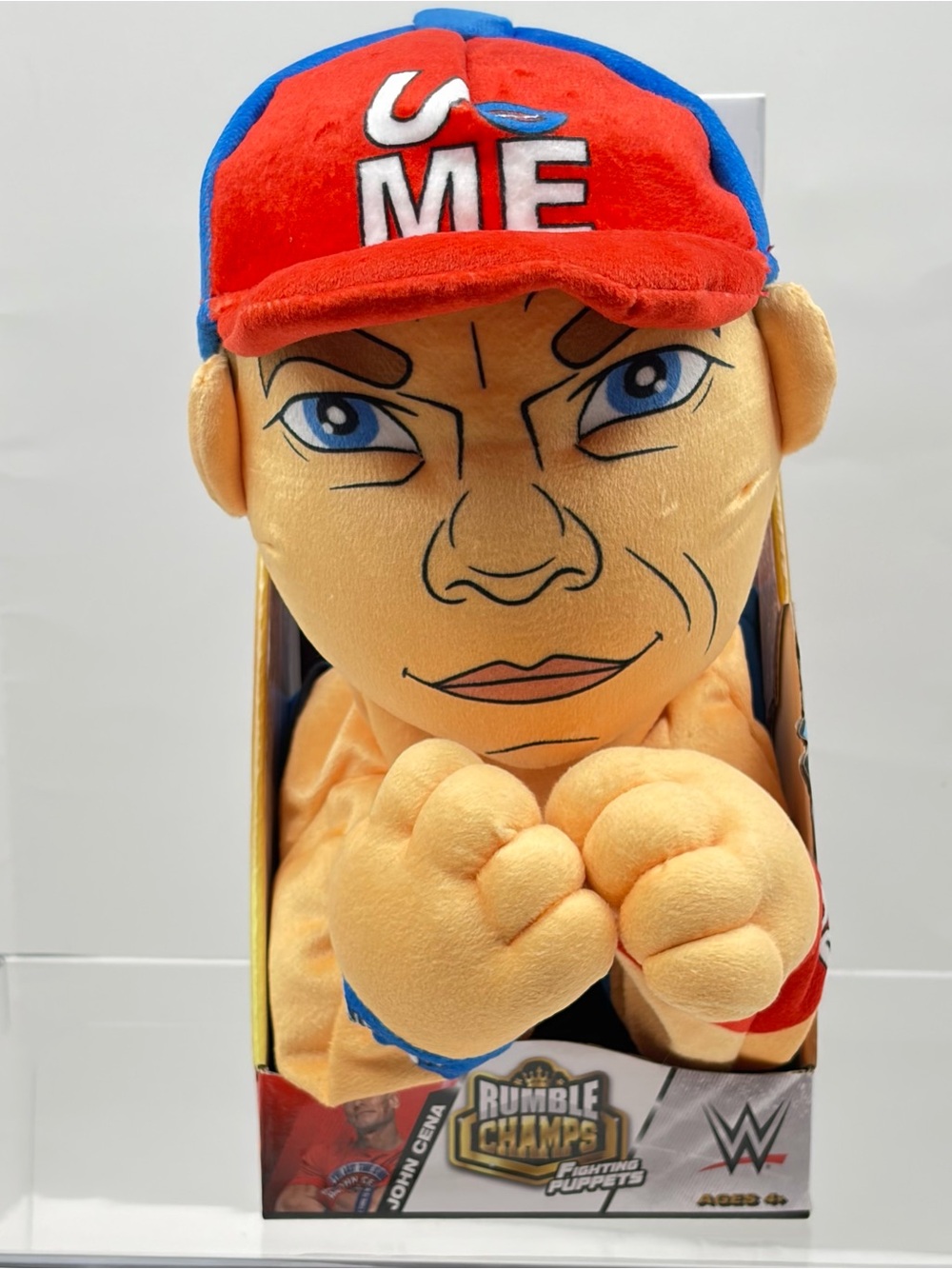 WWE John Cena Rumble Champs Fighting Puppets Plush 11" Toy with Sound & Motion